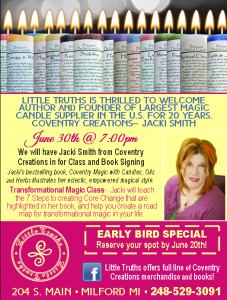 Little Truths Store. June 2016 flyer