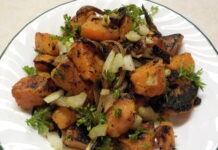 Tasty Grilled Sweet Potato and Onion Salad